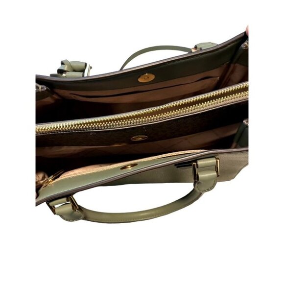 Michael Kors Sage Green Leather‎ Handbag - Picture 3 of 4